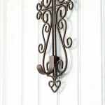 Village Lighting Company Colonial Adjustable Wreath Hanger, Durable Wrought Iron Door Hook, Holds up to 20 lbs thumbnail 5