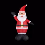 Fraser Hill Farm 12 ft. Traditional Santa Christmas Inflatable, Pre-lit Outdoor Holiday Decoration thumbnail 1