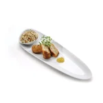 Oneida Mood 6.5 oz. White Porcelain Creamers, Set of 36 thumbnail 3