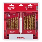Milwaukee Thunderbolt Titanium Coated Twist Drill Bit Set, 29-Piece thumbnail 4