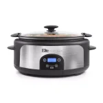 Elite Platinum 6 Qt. Programmable Slow Cooker with Locking Lid and Stainless Steel Finish thumbnail 3