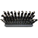 Drill America M42 Cobalt Reduced Shank Drill Bit Set, 33-Piece Metal Case thumbnail 1