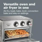 Hamilton Beach 1800W Air Fry Countertop Oven, 6-Function Stainless Steel Oven thumbnail 4