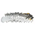 DEWALT 200-Piece Mechanics Tool Set with 1/4 in., 3/8 in., and 1/2 in. Drive, Polished Chrome thumbnail 6