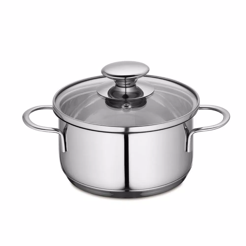 Frieling Kuchenprofi 1 qt. Stainless Steel Stock Pot with Vented Glass Lid