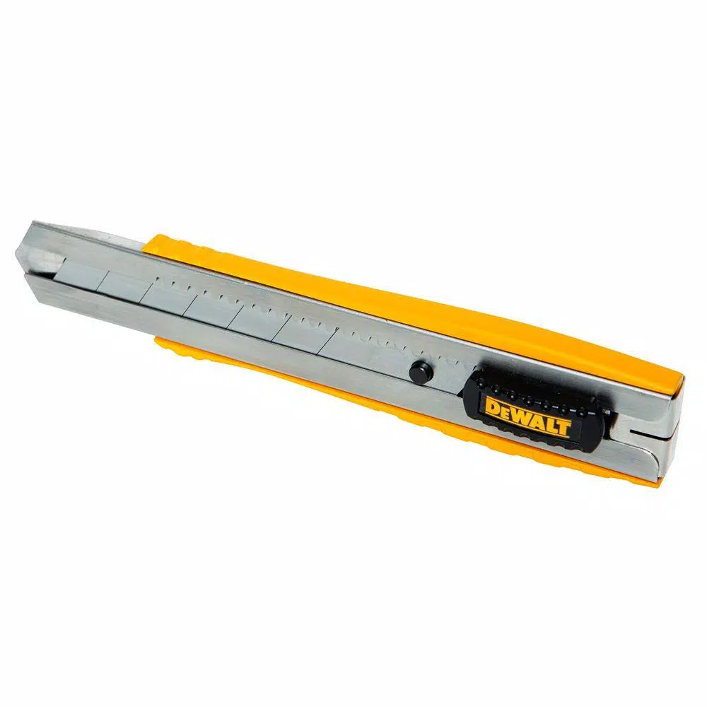 DEWALT 25 mm Metal Body Snap-Off Utility Knife Set (2-Pack) with 6 Replacement Blades