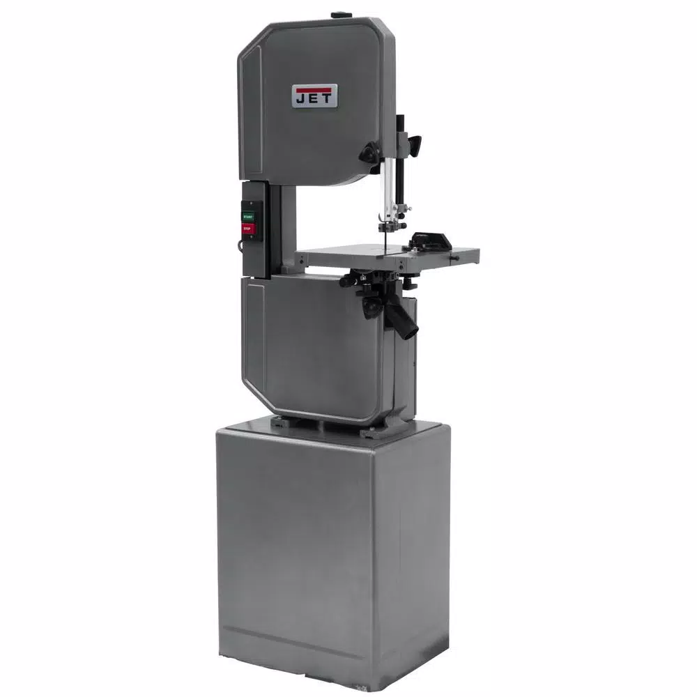 JET J-8201K 14 in. Vertical Band Saw with Closed Stand, 1 HP, 8-Speed, 115V