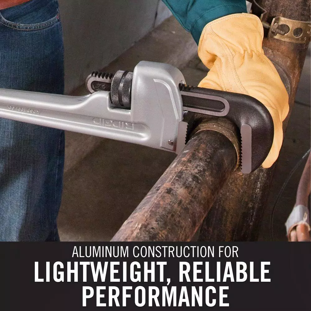 RIDGID 824 24 in. Aluminum Straight Pipe Wrench