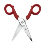 Aven Electrician Scissors with Stainless Steel Blades and Wire Stripping Slots thumbnail 1