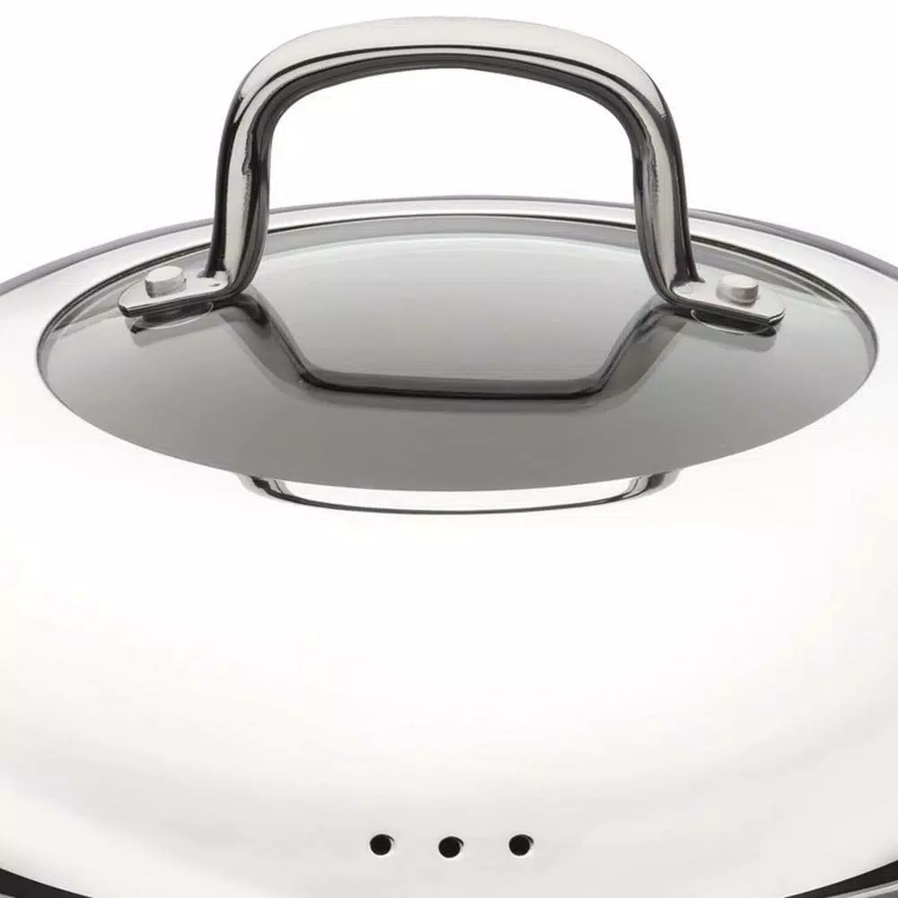 BergHOFF CollectNCook 11 in. Stainless Steel Non-Stick Covered Wok with Lid