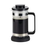 BonJour Coffee & Tea Riviera 8-Cup French Press with Coaster and Scoop, Black thumbnail 4