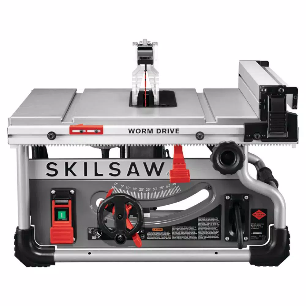 SKILSAW 8-1/4 in. 15 Amp Corded Worm Drive Portable Table Saw with Diablo Blade