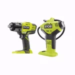 RYOBI ONE+ 18V Cordless 1/2 in. Impact Wrench and Power Inflator Combo Kit (Tools Only) thumbnail 1