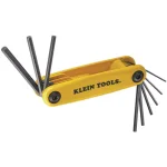 Klein Tools Grip-It Hex Key Set, 9-Piece SAE Folding Set thumbnail 1