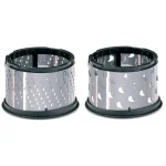 GEFU Laser Cut Stainless Steel Rotary Grater with 2 Interchangeable Drums thumbnail 3