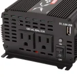 Schumacher 12V 1000W Power Inverter Battery Extender with Dual AC Outlets and USB Ports thumbnail 2