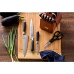 Chicago Cutlery Belden 15-Piece Knife Set with Cherry Wood Block thumbnail 8