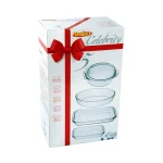 Marinex 5-Piece Borosilicate Glass Bakeware Set - Oven, Microwave & Freezer Safe thumbnail 1