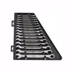 Milwaukee 15-Piece Metric Ratcheting Combination Wrench Set thumbnail 1