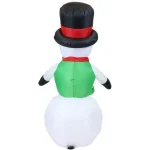 Sunnydaze Decor 6.8 ft. Holly Jolly Snowman Inflatable Outdoor Christmas Decoration with LED Lights thumbnail 2