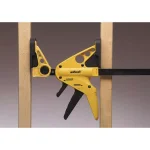 Wolfcraft 2-Pack Professional Quick-Release 1-Hand Bar Clamps and Spreader, 6 in. to 14 in. thumbnail 3