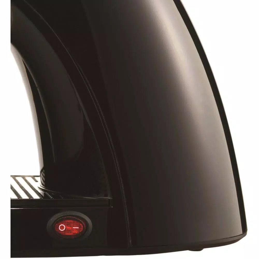 Brentwood Appliances Single Serve 1-Cup Coffee Maker with Removable Filter and Drip Tray, Black