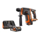 RIDGID 18V OCTANE Brushless 1 in. SDS-Plus Rotary Hammer Kit with 2 Ah Battery and Charger thumbnail 1