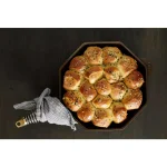 FINEX 12 in. Cast Iron Skillet with Stainless Steel Speed Cool Handle, Black thumbnail 6