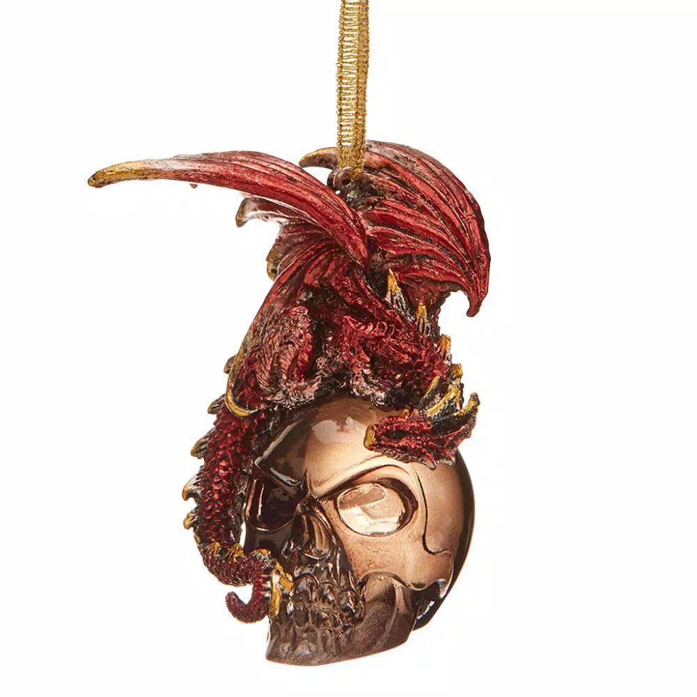 Design Toscano Black Coal Dragon 2016 Limited Edition Holiday Ornament
