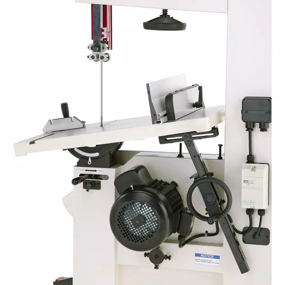 Shop Fox 21 in. Vertical Bandsaw with 5 HP Motor and Cast-Iron Table