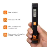 WEN Pocket Laser Distance Measure, 32 ft. Range, Pen-Style Digital Range Meter thumbnail 3