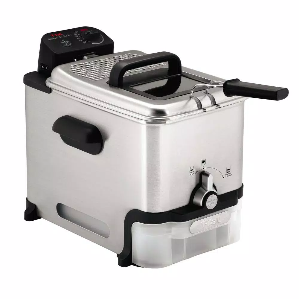 T-Fal Ultimate EZ Clean Professional Deep Fryer, 3.7 qt, Stainless Steel