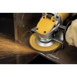 DEWALT DWE4120 9-Amp 4-1/2 in. Corded Small Angle Grinder with Paddle Switch thumbnail 2