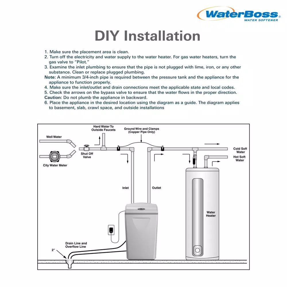Waterboss Acid-Neutralizing Whole-House Water Filter, Sand Filtration System