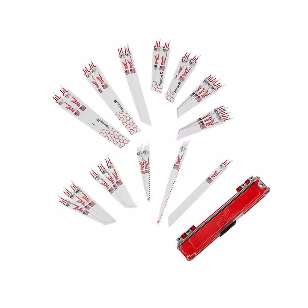 Milwaukee SAWZALL Bi-Metal Reciprocating Saw Blade Set, 26-Piece