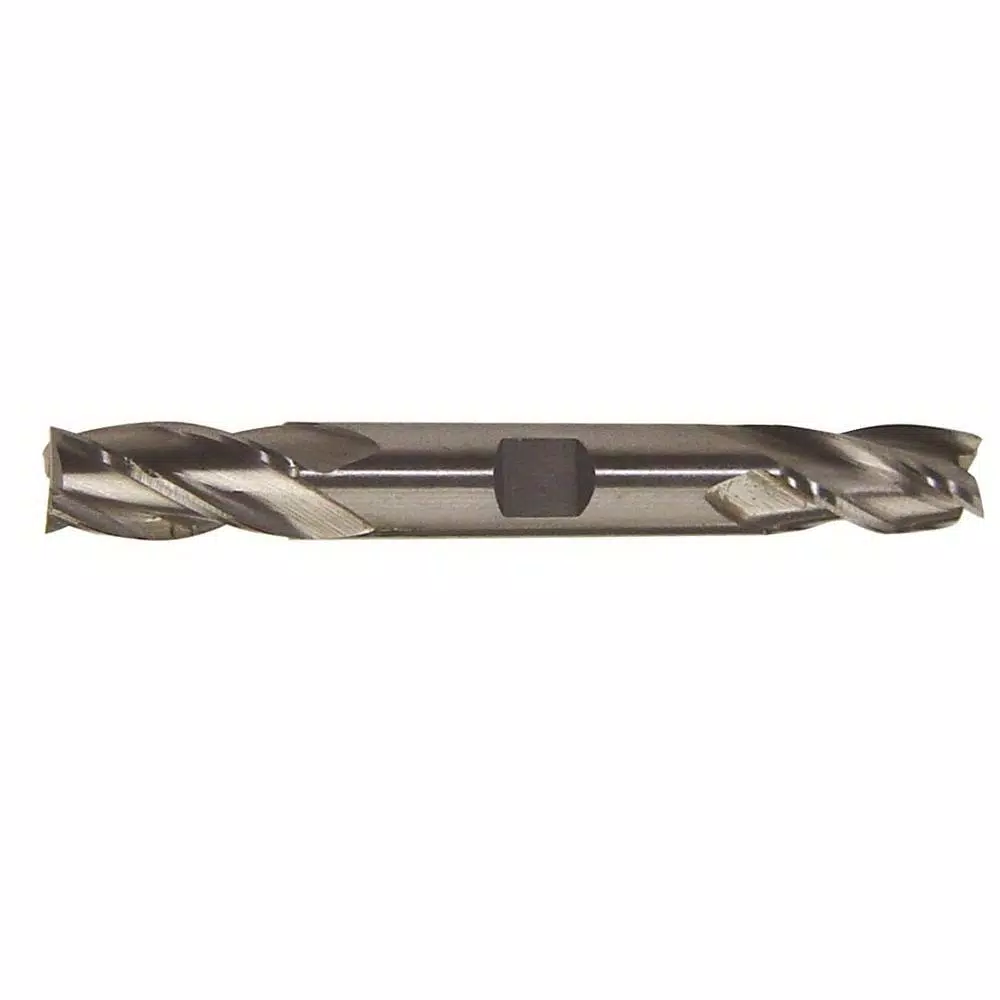 Drill America 5/16 in. Cobalt 4-Flute Double End Mill Specialty Bit, Square Shank