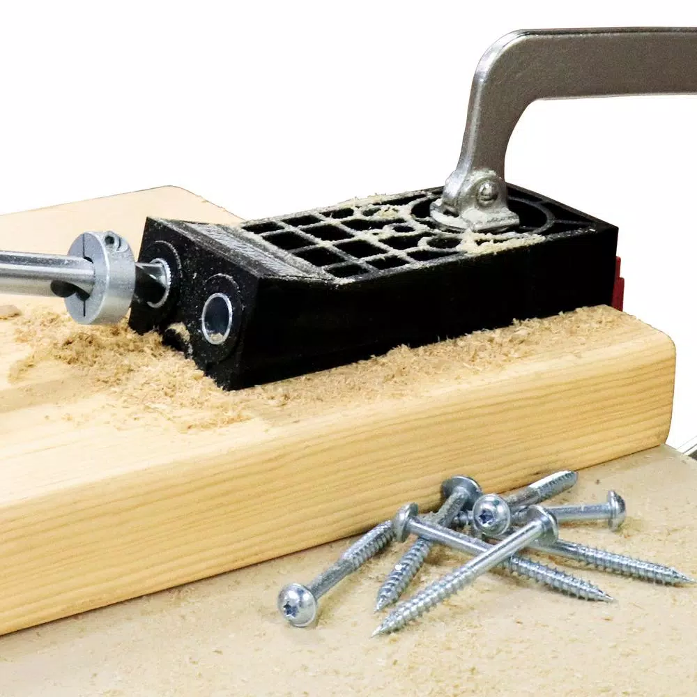Milescraft PocketJig300 Heavy-Duty Pocket Hole Jig Kit for 2x4 Projects