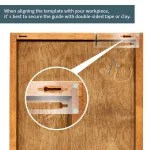 POWERTEC 71120 Picture Hanging Keyhole Template for Router thumbnail 7