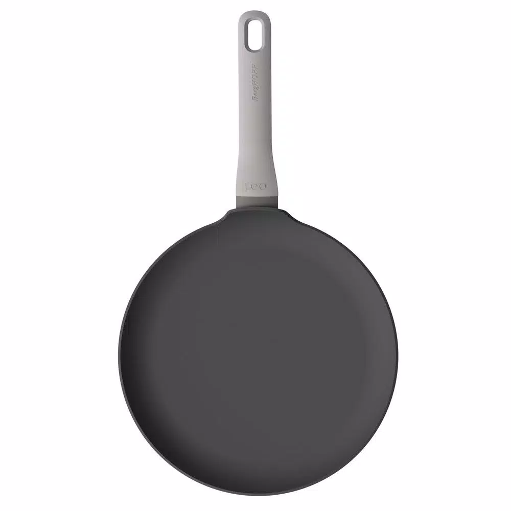 BergHOFF Leo 10.25 in. Grey Non-Stick Aluminum Pancake Pan, Induction Compatible