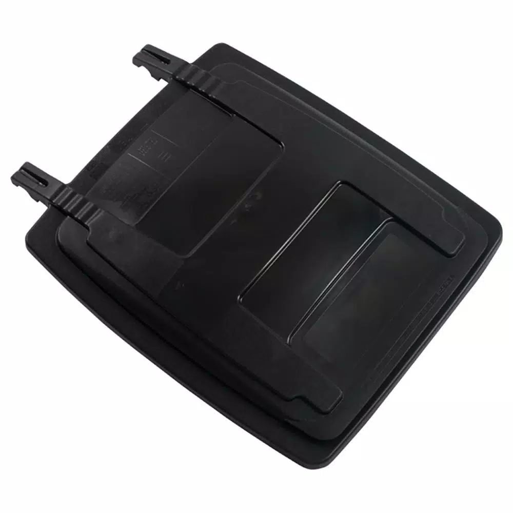 Toter Replacement Lid Kit for 64 Gallon Two Wheel Trash Can, Black