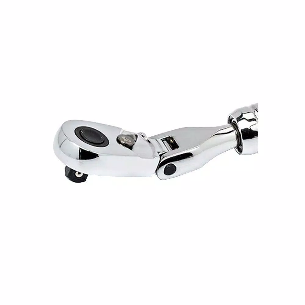 Husky 3/8 in. Drive Flex-Head Extendable Ratchet, 10 in. to 15 in.