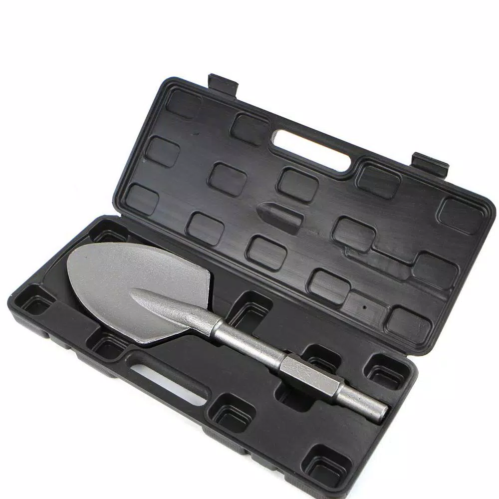 Stark 1-1/8 in. Hex Shank Clay Spade Steel Shovel Bit for Electric Demolition Jack Hammer