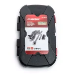 Husky 30-Piece 1/4 in. Drive SAE/Metric Ratchet and Socket Set thumbnail 2