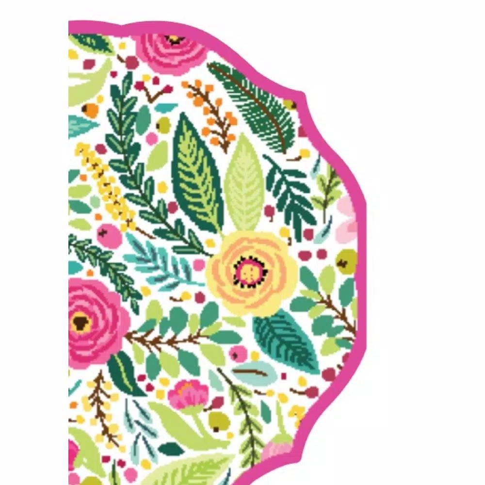 Sugar Plum Party SugarPlum Collection Spring Blossoms Salad Plates, 16-Piece Set