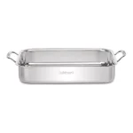 Cuisinart Chef's Classic 14 in. Stainless Steel Lasagna Pan with Roasting Rack thumbnail 3