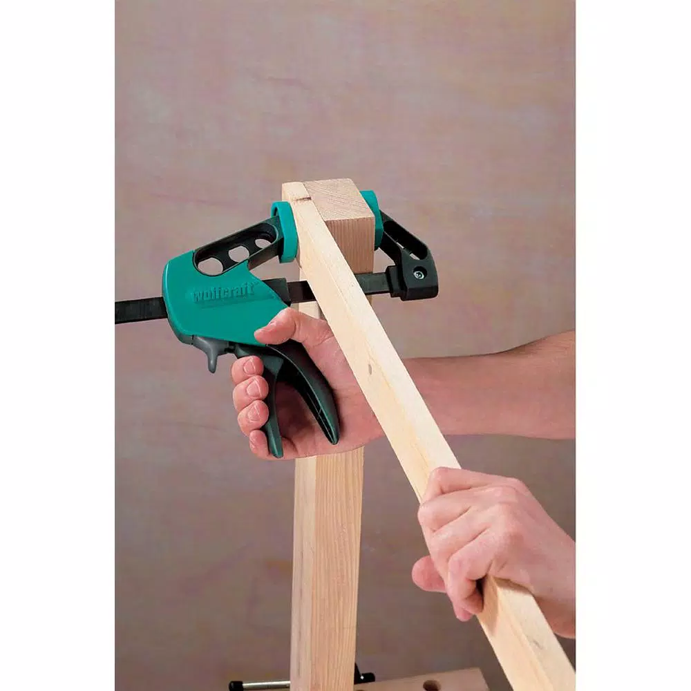 Wolfcraft AccuGrip 12 in. One-Hand Bar Clamp and 20 in. Spreader