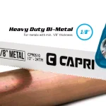 Capri Tools 12 in. Mini Hacksaw with Ergonomic Soft Handle and Bi-Metal Blade thumbnail 4