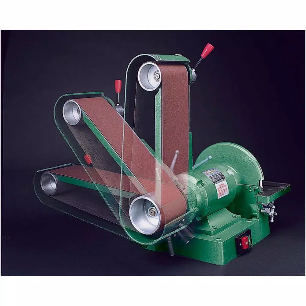 Grizzly Industrial 6 in. x 48 in. Belt and 12 in. Disc Combination Sander, 1725 rpm, 1 HP
