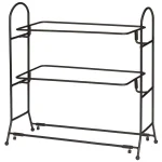 Unbranded CreativeWare Island Breeze 3-Tier Buffet Server Set with Ceramic Platters and Water Hyacinth Basket thumbnail 6