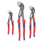 KNIPEX 3-Piece Cobra Pliers Set with Comfort Grip, Made in Germany thumbnail 1
